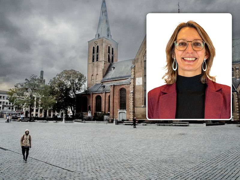 Grote Markt in Turnhout, Inzet: Schepen Kelly Verheyen