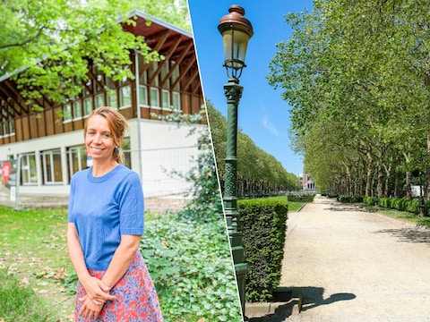 Ans Persoons aan het Paviljoen, Elisabethpark