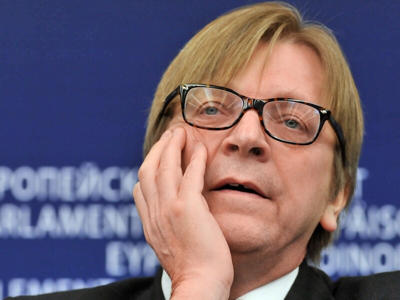 Guy Verhofstadt: "Ik zie niet hoe het Europees parlement dit compromisvoorstel kan goedkeuren."