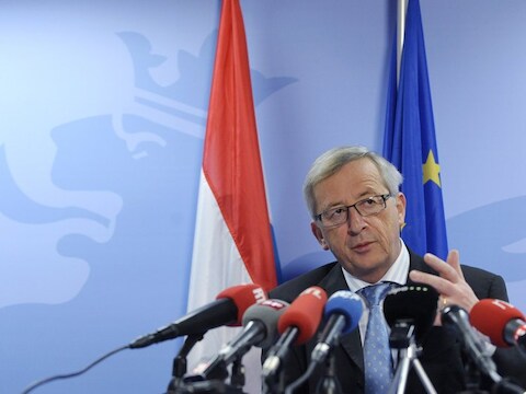 De Luxemburgse premier Juncker.