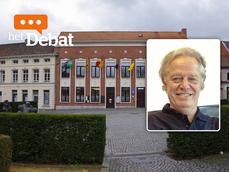 Het bestuur bekijkt of het handel of horeca kan laten onderbrengen op het gelijkvloers van het gemeentehuis, Inzet: schepen van Lokale Economie Rik Daelman.