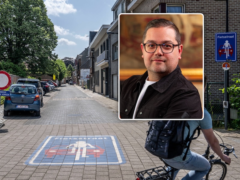 Limburg telt meer fietsstraten dan ooit, maar Andy Pieters wil evaluatie: “Wat heb je eraan als auto’s continu inhalen”