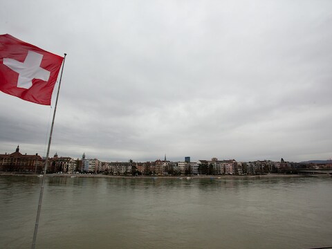 Zicht op Basel.