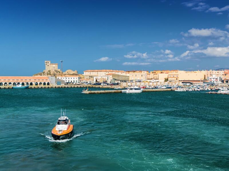 De haven van Tarifa.