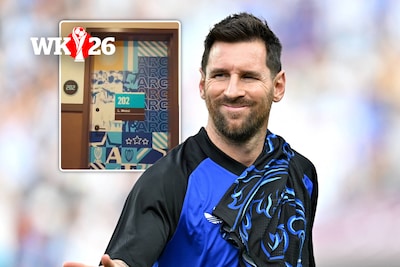 Hoe detail op kamerdeur van Lionel Messi de Argent
