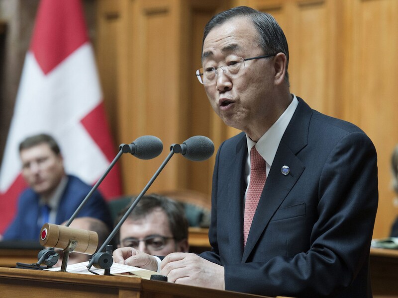 Secretaris-generaal van de VN Ban Ki-Moon.