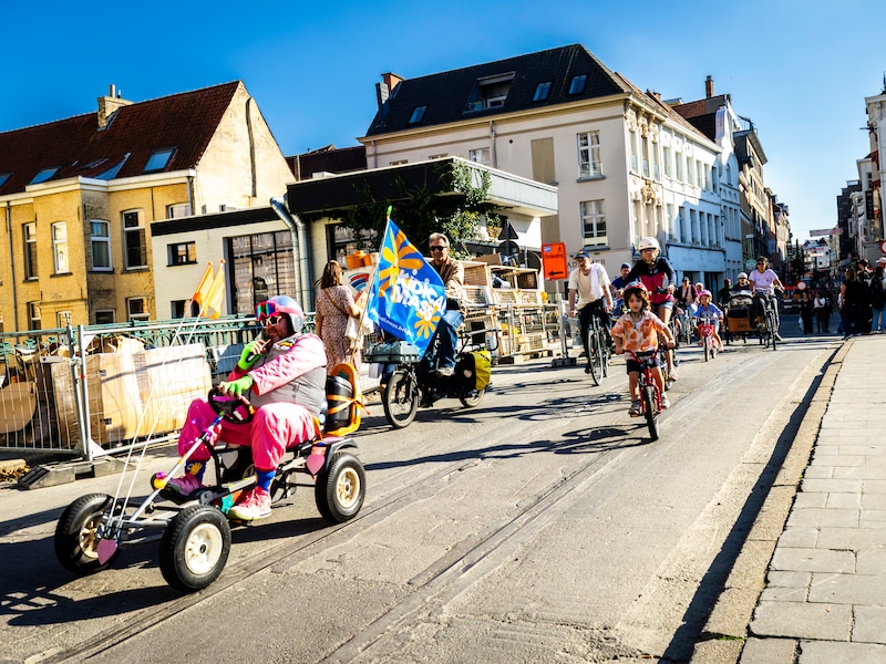 Allereerste Kidical Mass Gent.