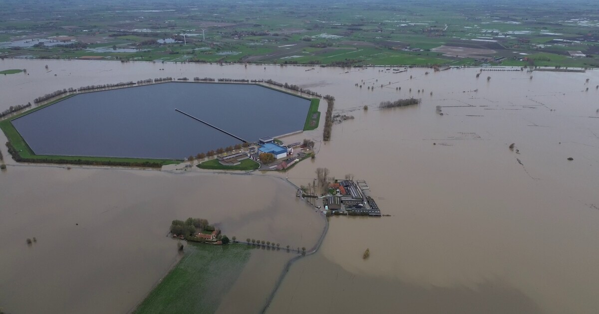 5 meter hoog, 7 kilometer lang: dankzij de Winterdijk overstroomt de ...