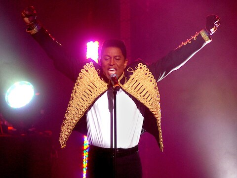 Jermaine Jackson op 23 juni in Detroit, Michigan.