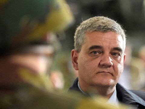 Minister van Defensie Steven Vandeput.