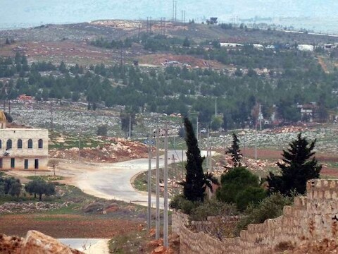 De basis Sheikh Suleiman ligt 25 km ten noordwesten van Aleppo.