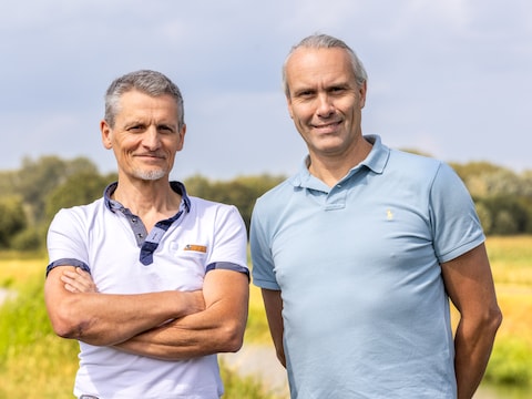 Steven Van Meirvenne en Christophe Creve maken een positieve balans op van het voorbije boekjaar van Zorg Stekene