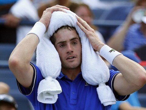 John Isner verloor in vier sets van Philipp Kohlschreiber.
