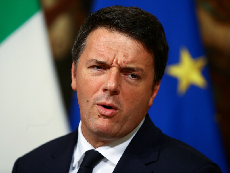 De Italiaanse premier Matteo Renzi wil met het referendum van zondag een grondwetswijziging doorvoeren.
