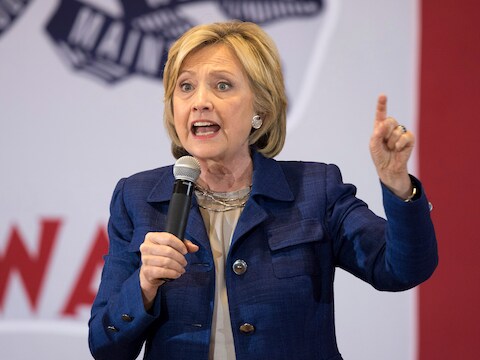 De steun voor Hillary Clinton kalft snel af.