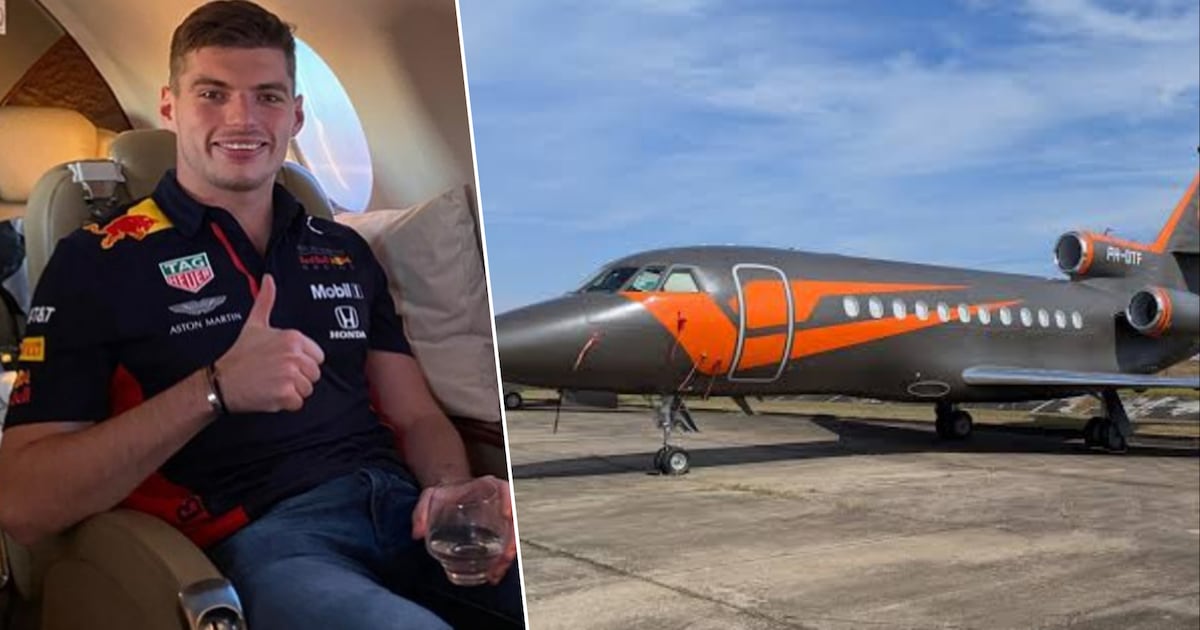 Het laat hem nooit los: Max Verstappen bouwt opvallende privéjet om zodat  hij ook in de lucht kan racen | Formule 1 | HLN.be
