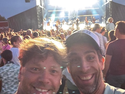 Hans en Dave op vorige editie HF Festival. 