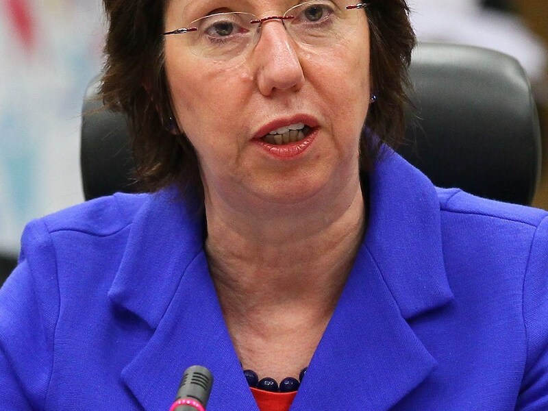 Catherine Ashton.