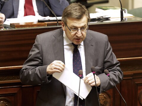 Minister van Financiën Steven Vanackere