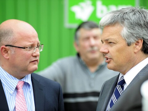 Jean-Luc Crucke en Didier Reynders.