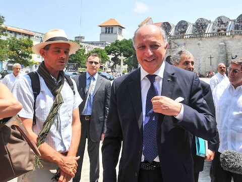 De Franse minister van Buitenlandse Zaken, Laurent Fabius
