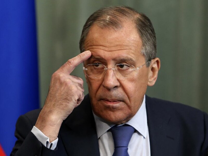 Russisch minister van Buitenlandse Zaken Sergej Lavrov.