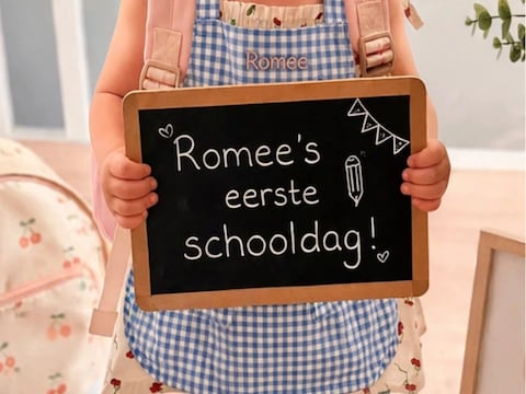 Romée uit Wilrijk start vandaag op school.