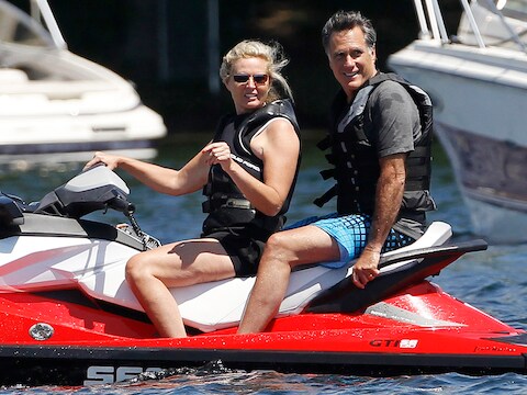 Ann en Mitt Romney.
