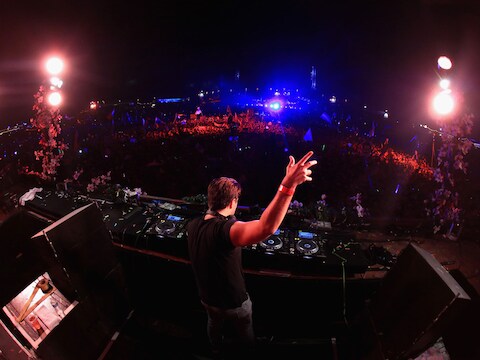 De Zweed Sebastian Ingrosso zorgde mee voor de beats in Atlanta.