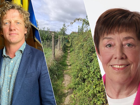 Reinold De Vuyst (N-VA) Erpe-Mere / N-VA waarschuwt voor slecht onderhouden trage wegen / Schepen Marleen Lambrecht (CD&V)
