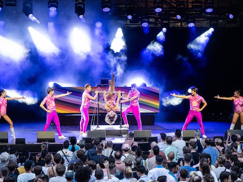 La Diva Live tijdens het openingsfeest van Antwerp Pride in OLT. 