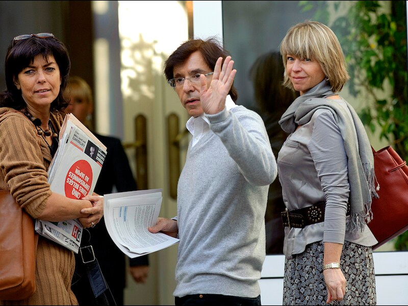 Joëlle Milquet, Elio Di Rupo en Anne Poutrain.