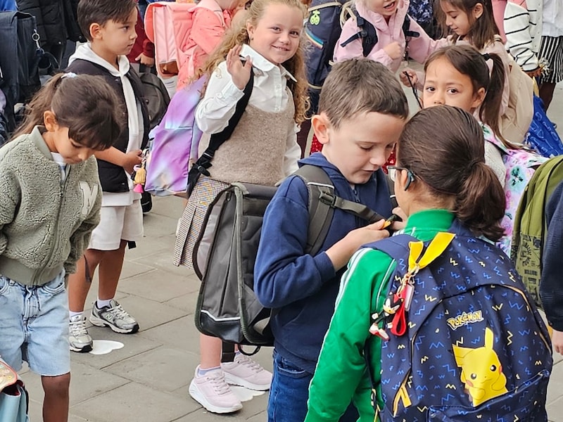 Skye uit Wilrijk stond klaar om naar het eerste leerjaar te gaan