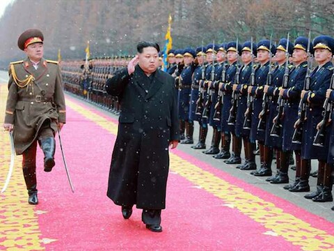De Noord-Koreaanse leider Kim Jong-un.