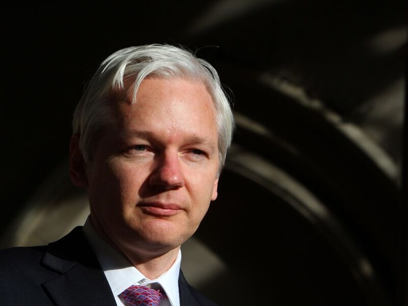 De oprichter van WikiLeaks Julian Assange.