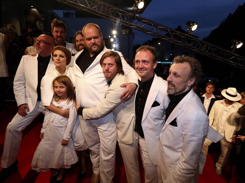 De cast van 'The Broken Circle Breakdown' op het Filmfestival van Gent.