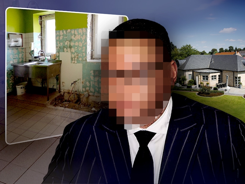 Terwijl hij zijn patiënten in een bouwvallig zorgtehuis onderbracht, woonde dokter Christian Y.K. in een riante villa.