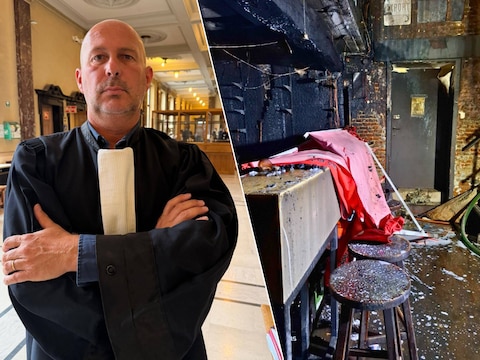 Advocaat Didier Scheldeman / De schade in jeugdhuis De Salamander in Harelbeke was groot