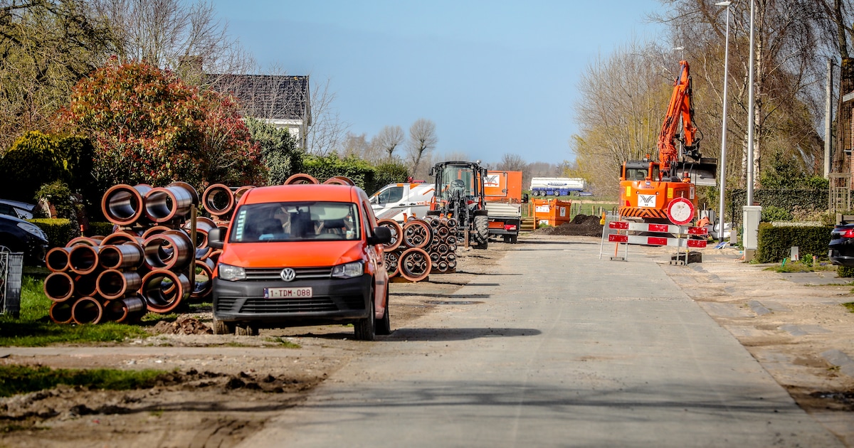 Rioleringswerken in de Kleine Warande zijn gestart