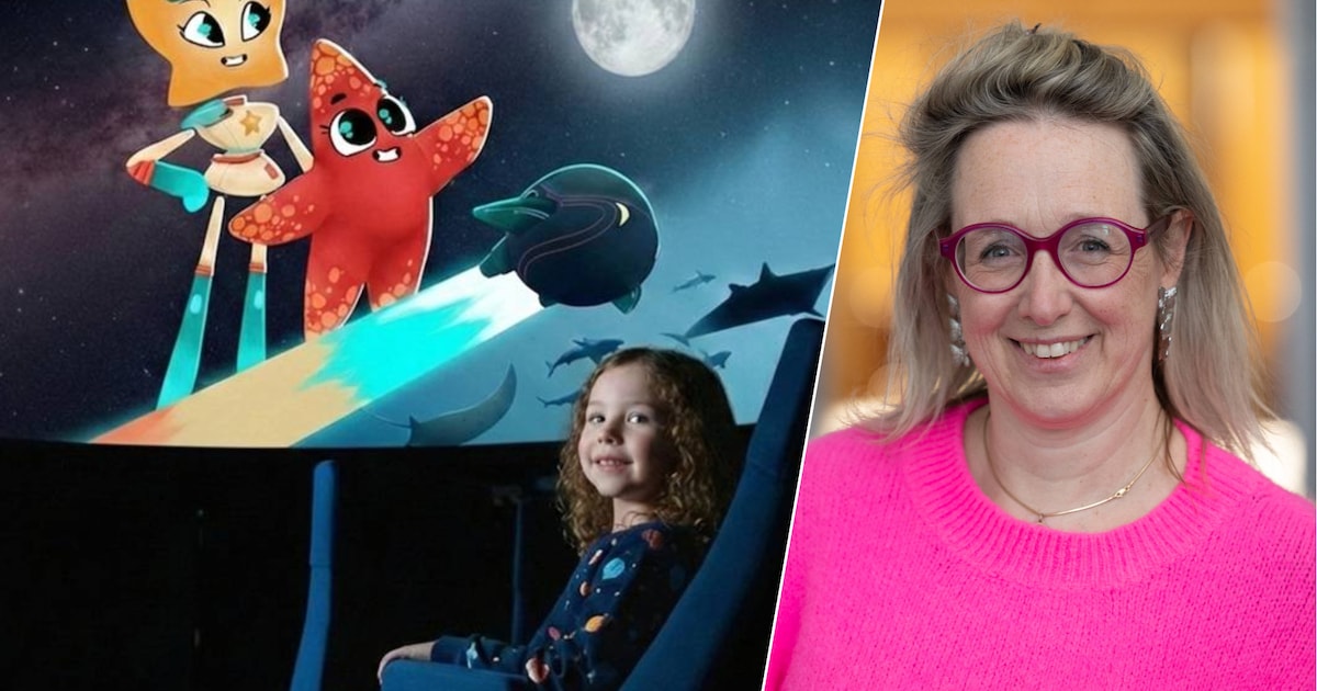 Zeester en vallende ster trekken samen de oceaan én het heelal in ...