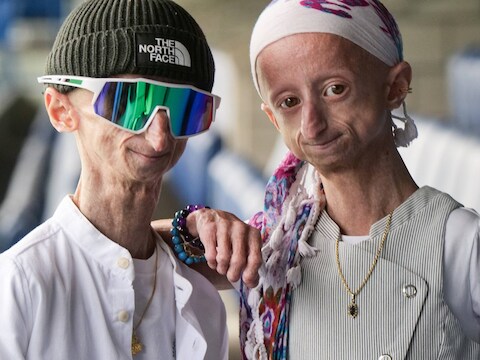 Michiel en Amber Vandeweert.