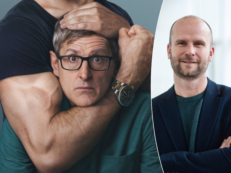 Links: Louis Theroux. Rechts: Prof. Alexander Dhoest (UAntwerpen) zocht zelf de ‘manosfeer’ op online en deelt zijn observaties.