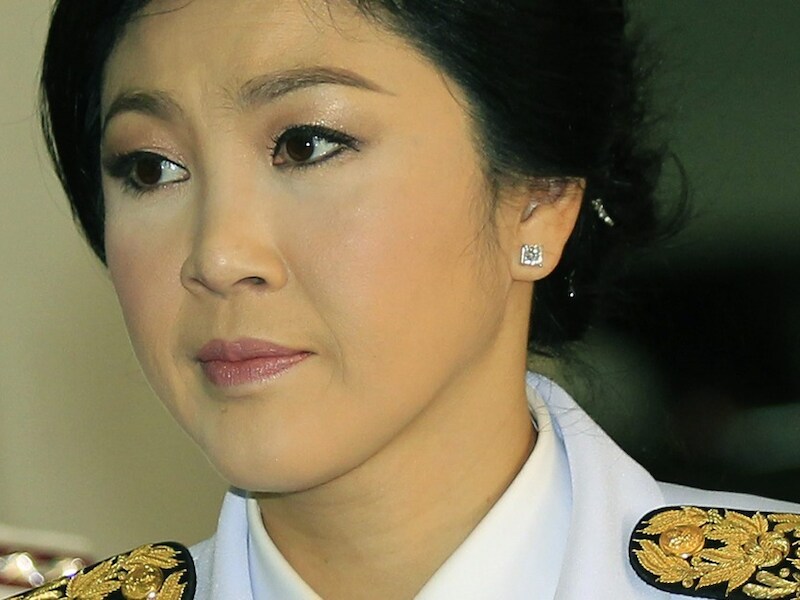 De Thaise premier Yingluck Shinawatra.
