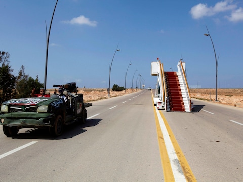 Archiefbeeld van de luchthaven van Tripoli.