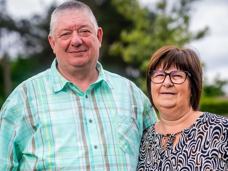 Franki en zijn vrouw Linda uit Meerhout.