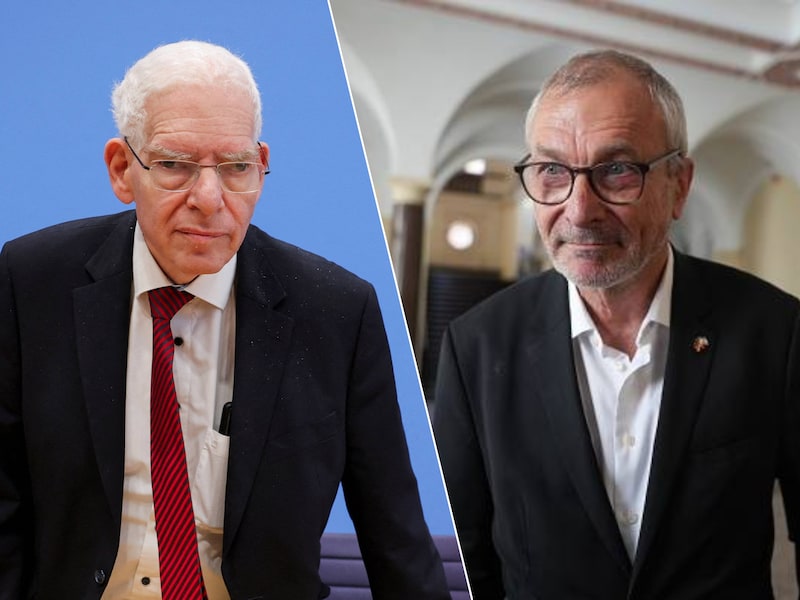De twee doelwitten van de aanslagen waren Josef Schuster (links), voorzitter van de Centrale Raad van Joden in Duitsland en Volker Beck (rechts), voorzitter van de Duits-Israëlische Vereniging en voormalig parlementslid.