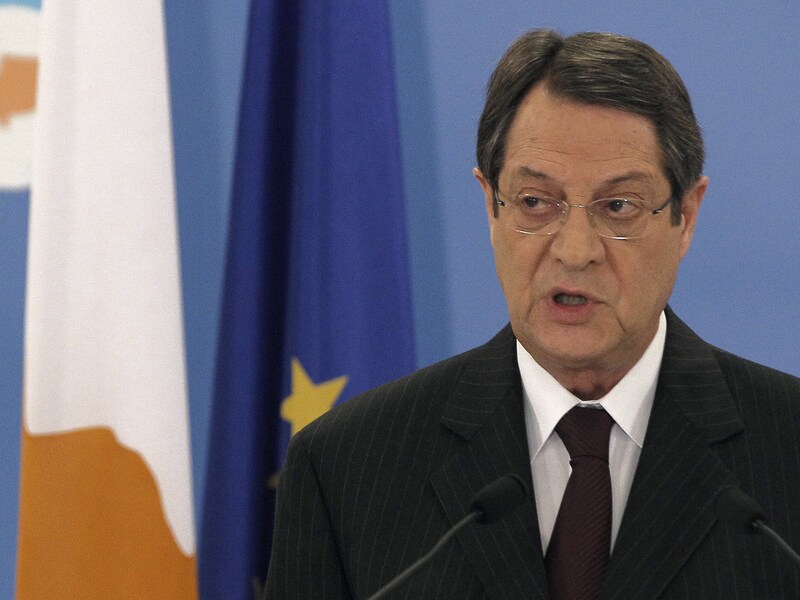 De Cypriotische president Nicos Anastasiades.