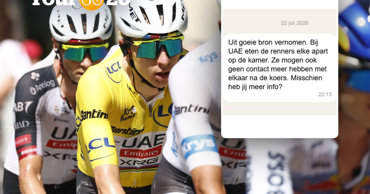 Een bericht om 22u13, drukke kok en zeldzame zwarte broek: wordt ploeg van Tadej Pogacar écht geteis