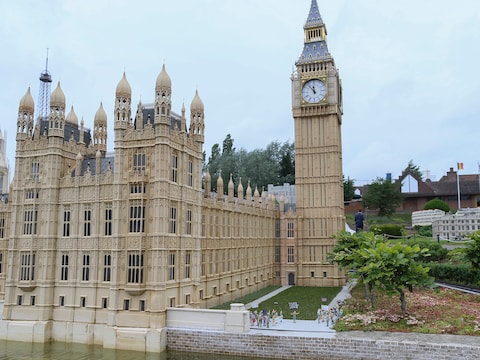 Big Ben en Westminster Palace zijn de twee bekendste Britse monumenten in Mini-Europe.