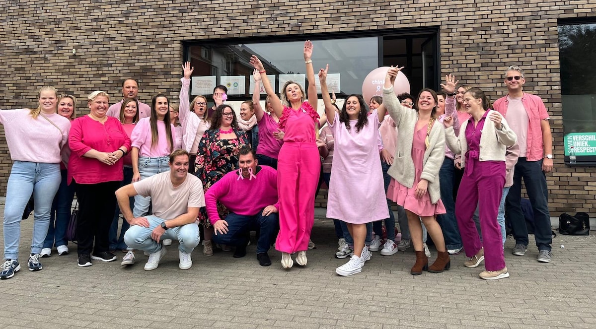 GO! MS Ninove steunt Think Pink in strijd tegen borstkanker | Ninove |  HLN.be